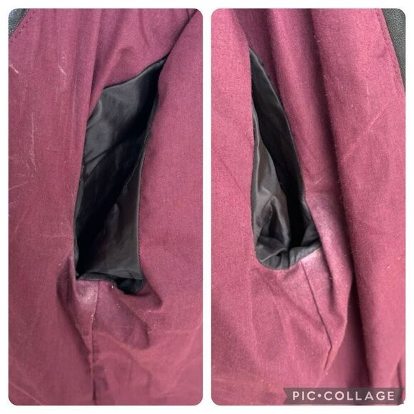 Wilsons Genuine Leather Motor Jacket Black Full Zip Quilted Shoulder Size XS VTG - Picture 7 of 12